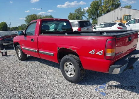2000 Chevrolet Silverado 1500 Ls from USA, damaged, VIN 1GCEK14T5YE354010